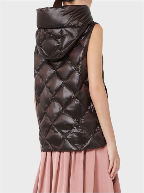 Short quilted diamond padded vest MAX MARA THE CUBE | 2629296055600027